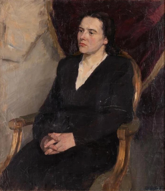 Edmund Tarbell - Ritratto di una donna